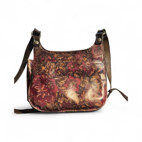 Patricia Nash London Saddle Bag and wallet in  Vintage Floral Brocade print. - Picture 2 of 11